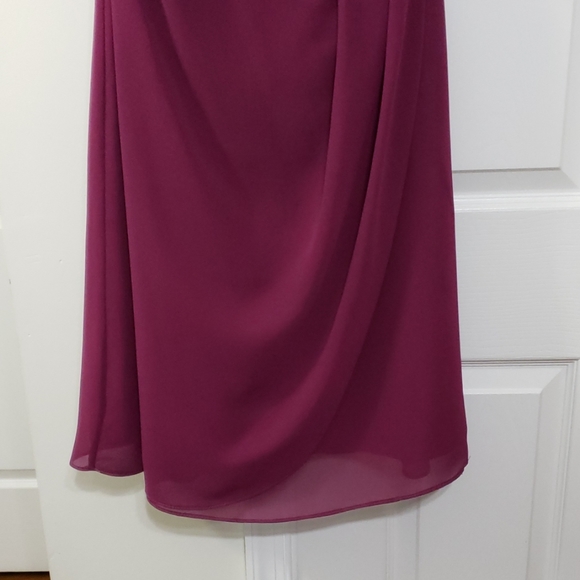 Bill levkoff strapless purple dress size 10 - Picture 3 of 6